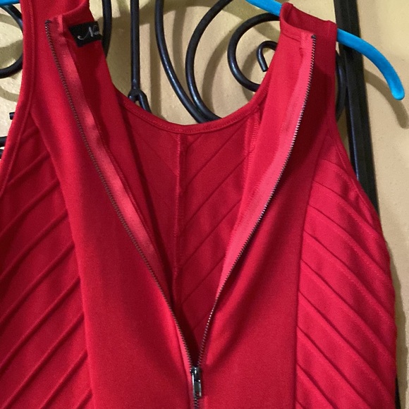 Neesha sleeveless red fit and flare dress with back zip ❤️ - Picture 6 of 6